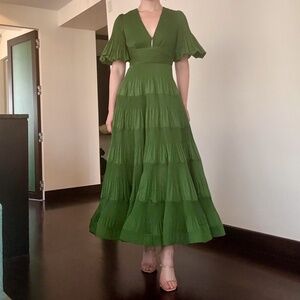 NWT Zimmermann Green A-Line Midi
